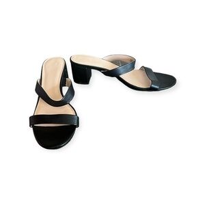 Dream Paris sandals shoes black Size 10  heels